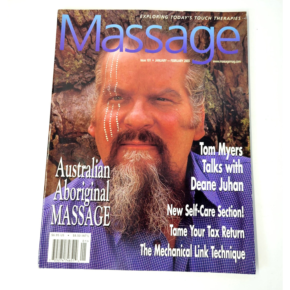 Massage Magazine Jan/Feb 2003 Issue 101 Australian Aboriginal Massage Back Issue